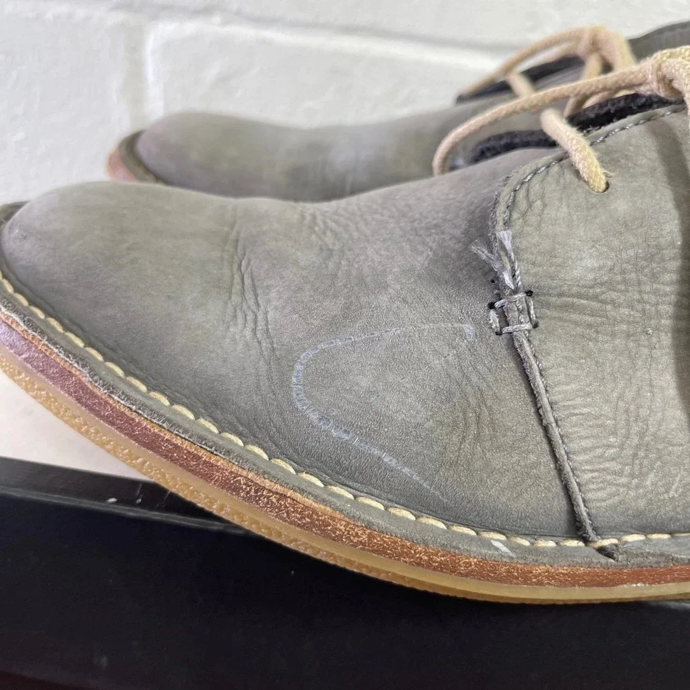 Cole Haan Grantland Chukka Boots Mens 11.5 M Grey Leather Desert Boots C14271